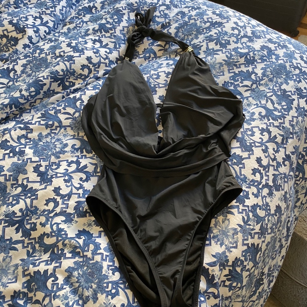 Black One Piece Bathing Suit